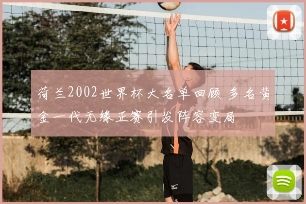 荷兰2002世界杯大名单回顾 多名黄金一代无缘正赛引发阵容变局