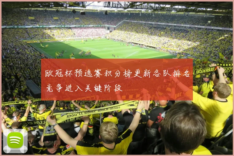 欧冠杯预选赛积分榜更新各队排名竞争进入关键阶段